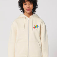 3ELF Cream Zipper - Priba Printworks