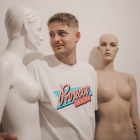 Proseccolaune Classic Logo Shirt (white) - Priba Printworks