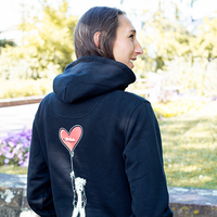 Konstantin Music "FHHN" Hoodie (black) - Priba Printworks