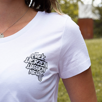 Konstantin Music WMNS "FHHN" Tee (White) - Priba Printworks