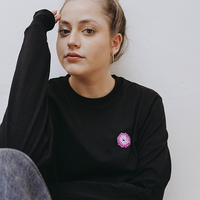 Qima Heilung Longsleeve (Black) - Priba Printworks