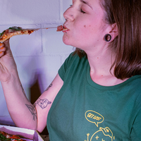 Kuttergarten WMNS Get Lost Shirt (Bottle Green) - Priba Printworks