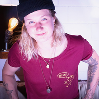 Kuttergarten WMNS Get Lost Shirt (Burgundy) - Priba Printworks