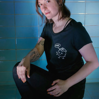 Kuttergarten WMNS Get Lost Shirt (Black) - Priba Printworks