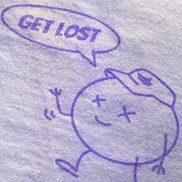 Kuttergarten Get Lost Shirt (White) - Priba Printworks