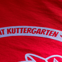 Kuttergarten Get Lost Shirt (Bright Red) - Priba Printworks