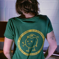 Kuttergarten WMNS Get Lost Shirt (Bottle Green) - Priba Printworks