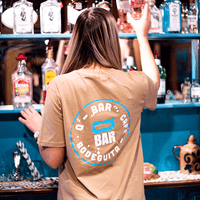 Q-Bar Essential Tee (camel) - Priba Printworks