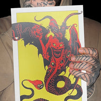 Obscenema Baphomet Print DIN A4 (Pre Sale)