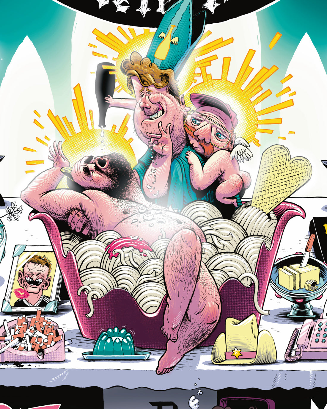 Proseccolaune „Die letzte Messe“ Poster