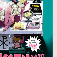 Proseccolaune „Die letzte Messe“ Poster