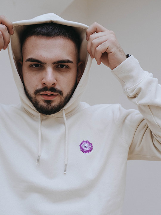 Qima Heilung Hoodie (Natural Raw) - Priba Printworks