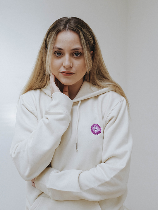 Qima Heilung Hoodie (Natural Raw) - Priba Printworks